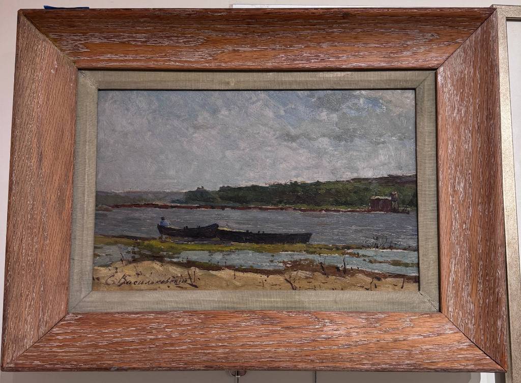 Oil Painting — Signed Sergei Vasylkivsky (С. Васильківський) — Ukrainian Realist