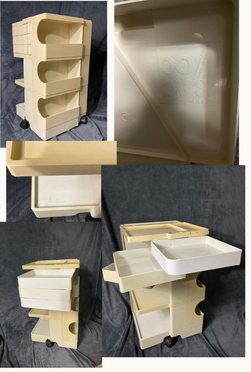 Boby Bieffeplast (Padova, Italy) trolley cart Joe Colombo 1970