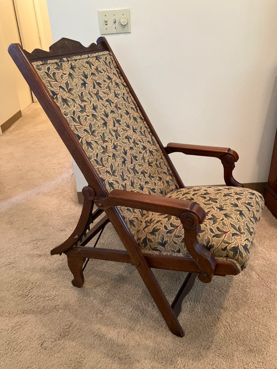 1880's Campaign Chair with Maker's Mark