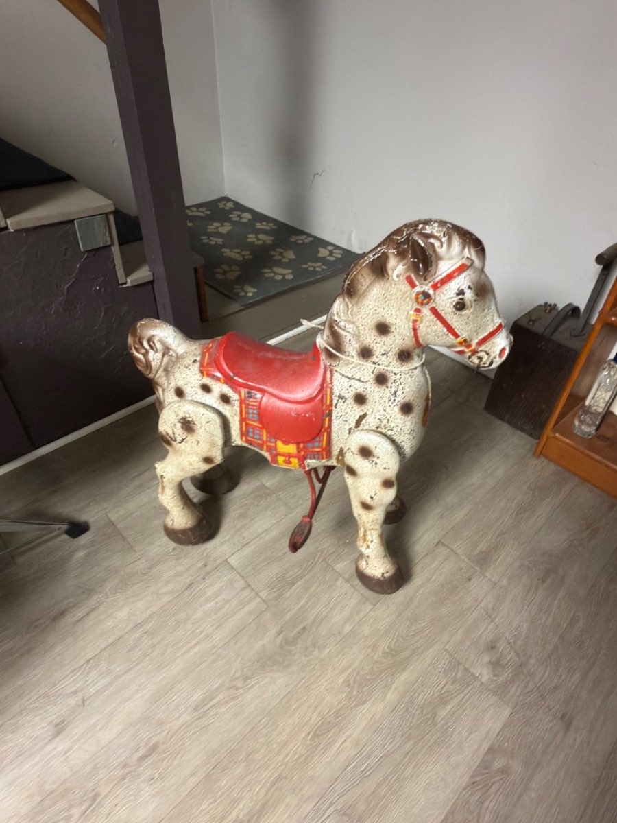 Child’s Toy Metal Horse