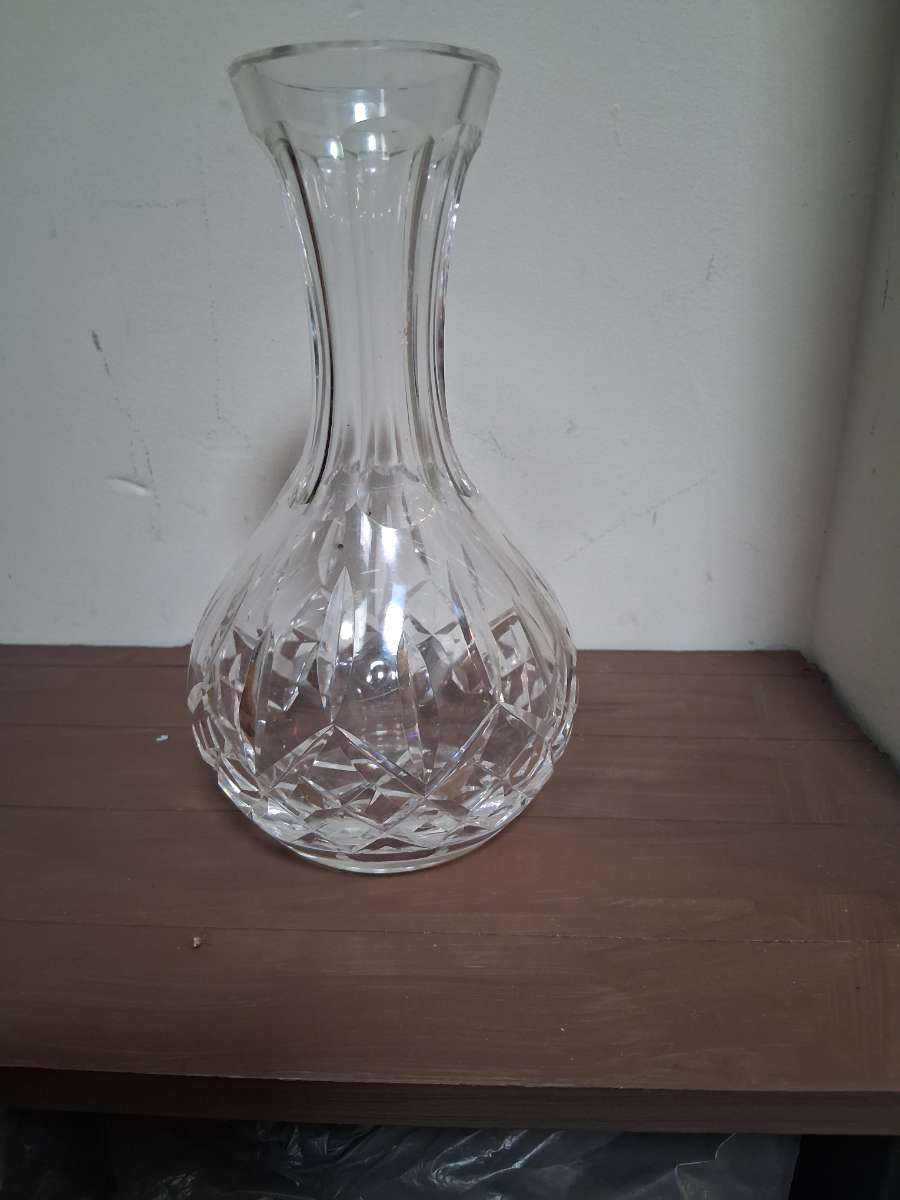 Waterford Cut Crystal Art Glass Vase