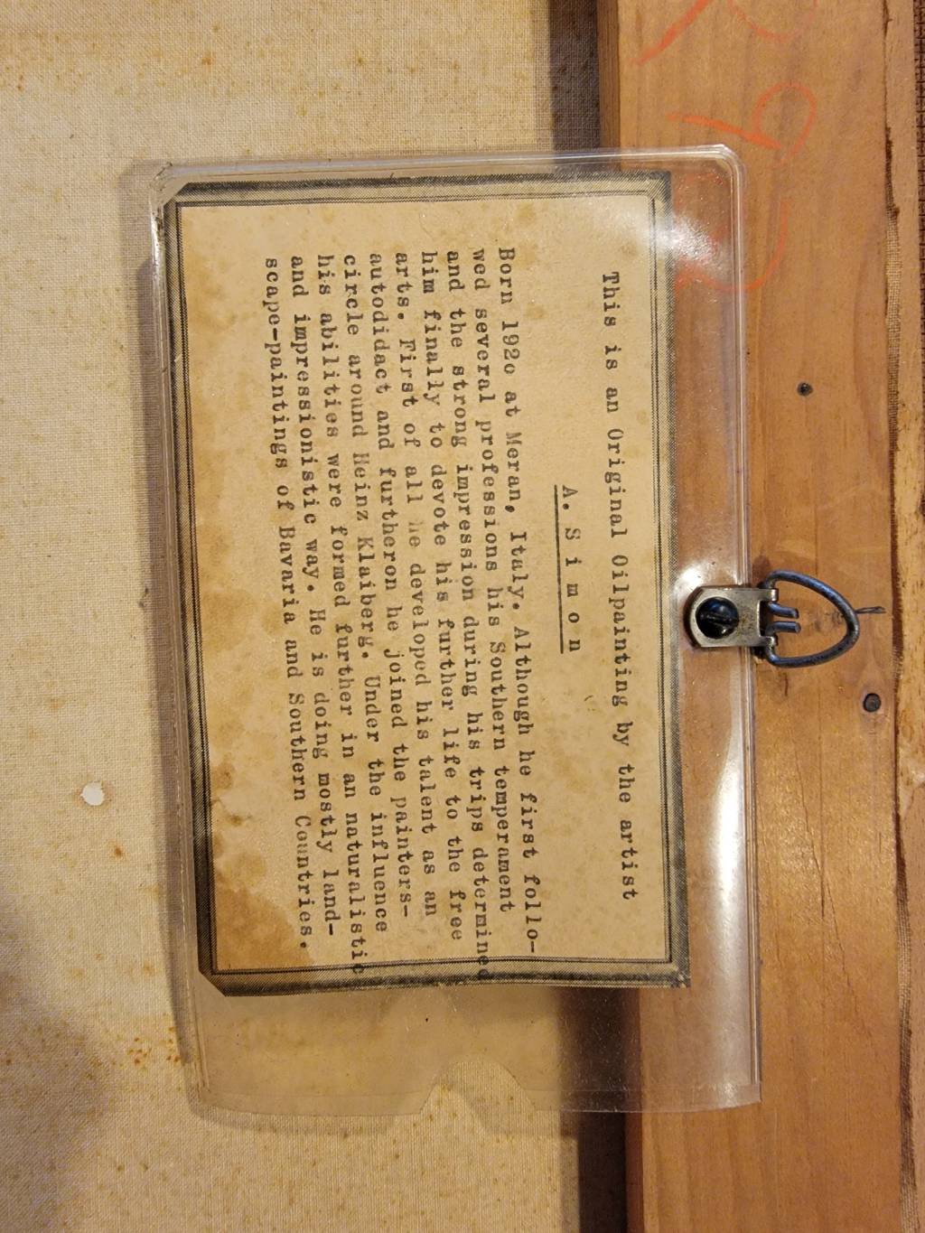 Antique Picture Frames Collection � 1937 & 1941 Dated
